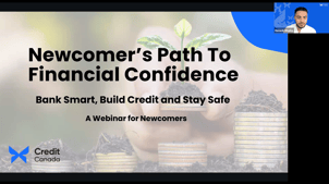 Newcomers' path to financial confidence webinar